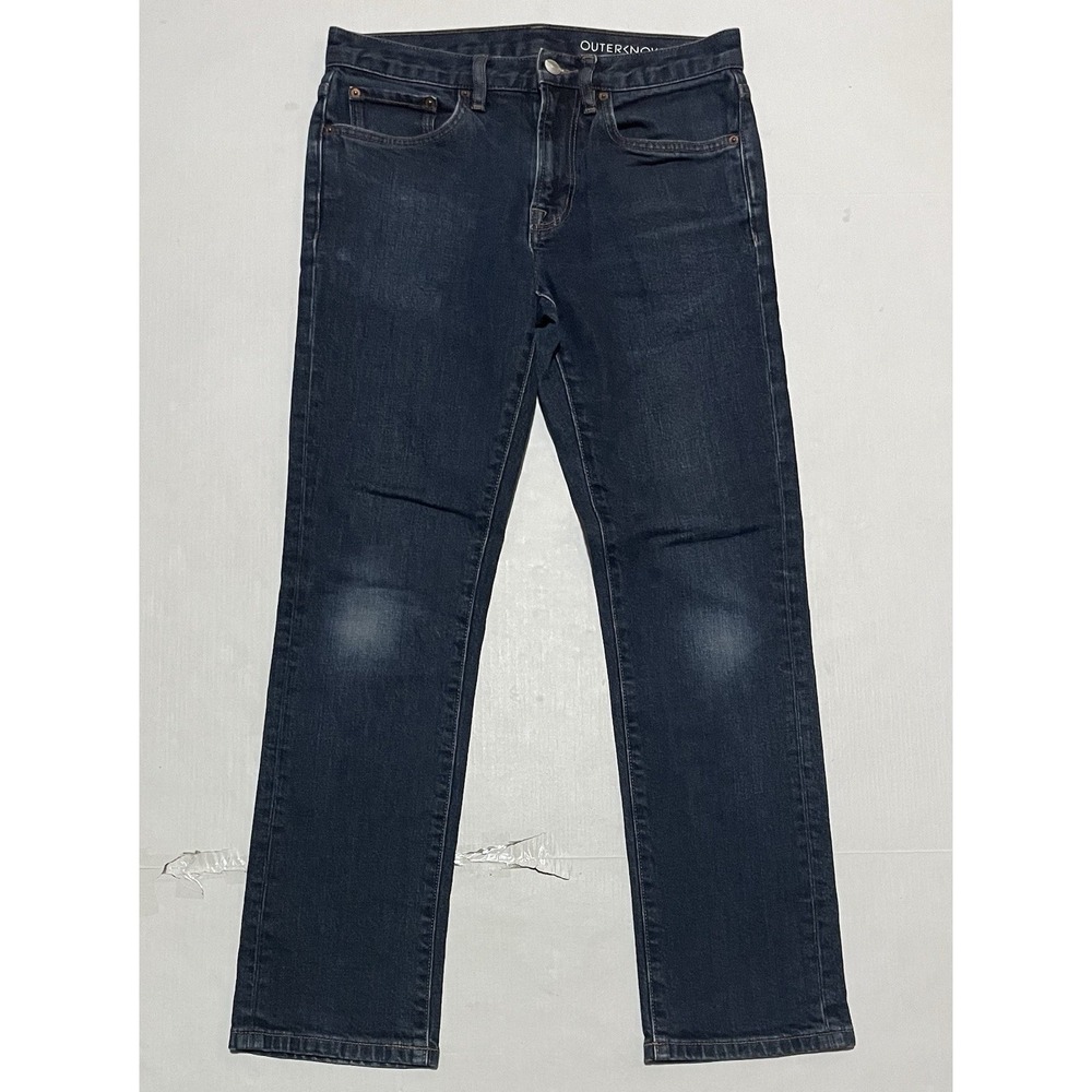 Outerknown Mens SEA Jeans Slim Fit Size 28 X 28 Dark Blue Denim‎ Casual Outdoor